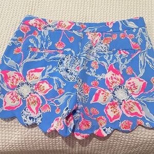 Lilly Pulitzer Vibrant Floral High Waist Shorts